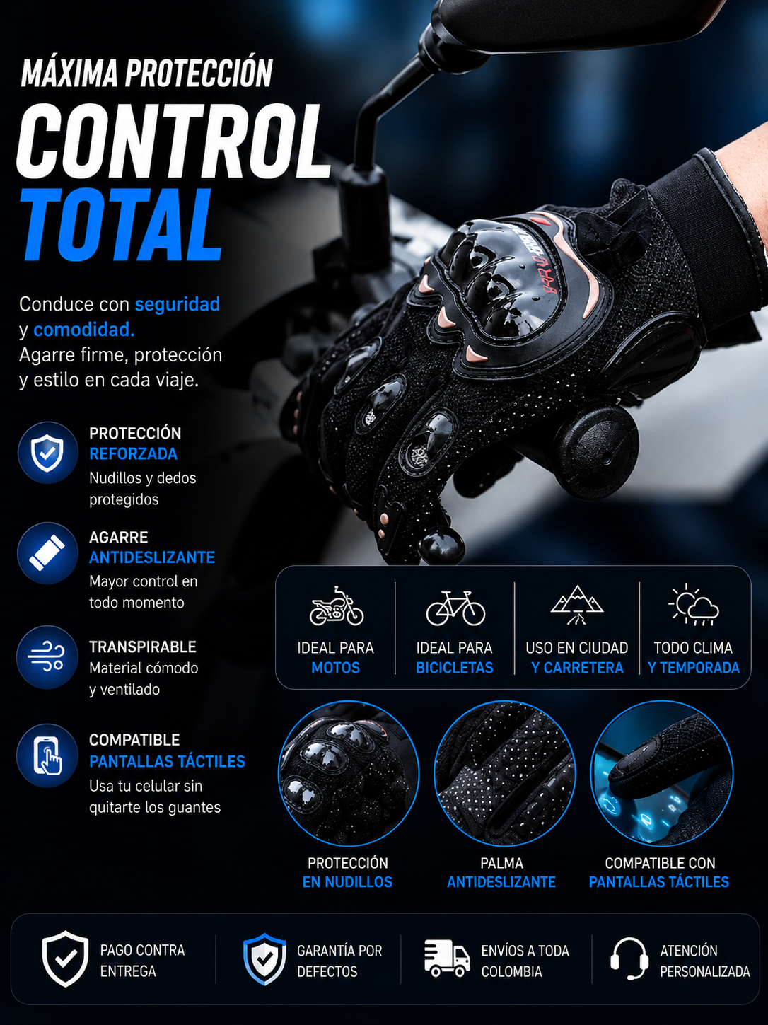 Guantes De Moto Probiker