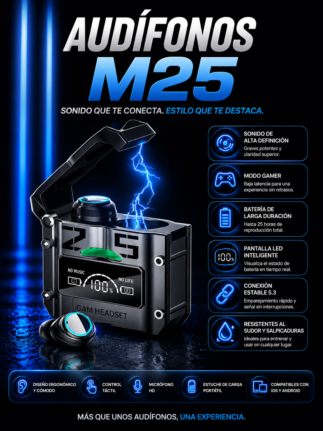 Audifonos M25