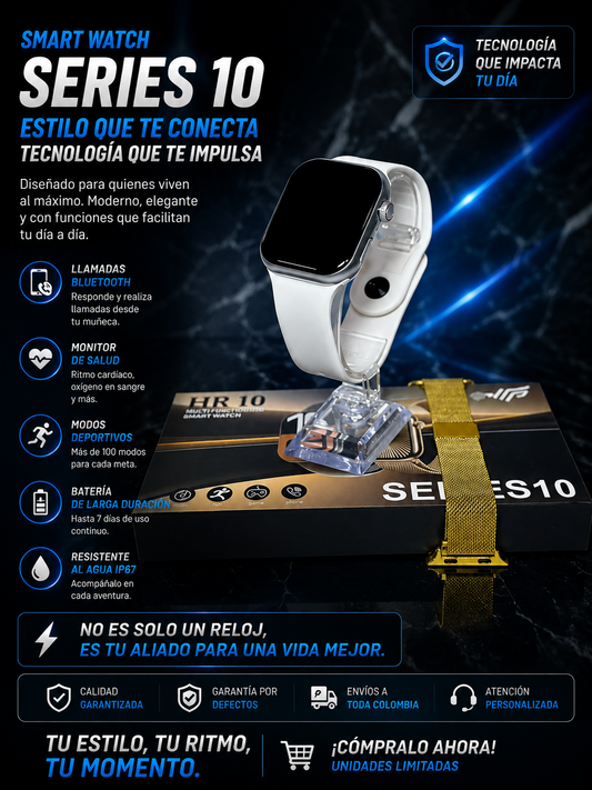 Reloj Inteligente Smartwatch Hr10 Doblep