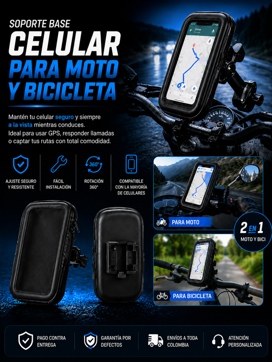 Soporte Celular Moto Bicicleta